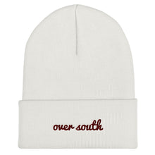 Load image into Gallery viewer, Over South Text Logo (Sexy Red Text) Cuffed Beanie
