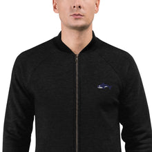 Load image into Gallery viewer, Embroidered Seward Sharks Logo - Bomber Jacket
