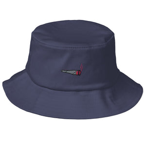 Embroidered Doobie Logo - Old School Bucket Hat