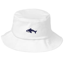 Load image into Gallery viewer, Embroidered Seward Sharks Logo - Old School Bucket Hat
