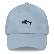 Load image into Gallery viewer, Embroidered Seward Sharks Logo - Dad Hat

