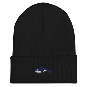 Embroidered Seward Sharks Logo - Cuffed Beanie
