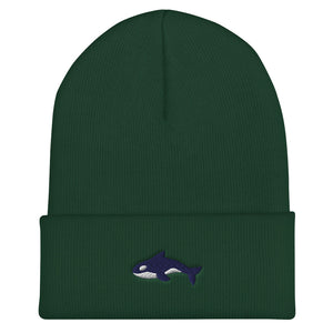 Embroidered Seward Sharks Logo - Cuffed Beanie