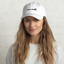 Load image into Gallery viewer, Over South Text Logo (Black Text) - Embroidered Dad Hat
