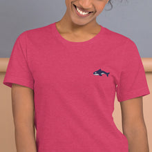 Load image into Gallery viewer, Embroidered Seward &quot;Sharks&quot; - Short-Sleeve Unisex T-Shirt
