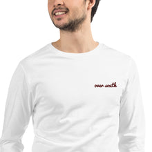 Load image into Gallery viewer, Embroidered Over South Text Logo (Sexy Red Text) - Unisex Long Sleeve Tee
