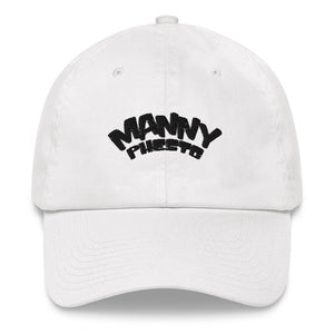 Manny Phesto Text Logo (Black Text) - Dad Hat