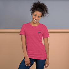 Load image into Gallery viewer, Embroidered Seward &quot;Sharks&quot; - Short-Sleeve Unisex T-Shirt
