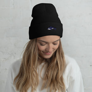 Embroidered Seward Sharks Logo - Cuffed Beanie