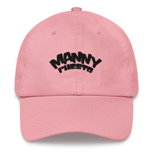 Manny Phesto Text Logo (Black Text) - Dad Hat