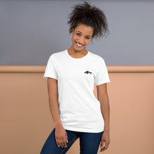 Load image into Gallery viewer, Embroidered Seward &quot;Sharks&quot; - Short-Sleeve Unisex T-Shirt
