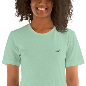 Embroidered Doobie Logo - Short-Sleeve Unisex T-Shirt