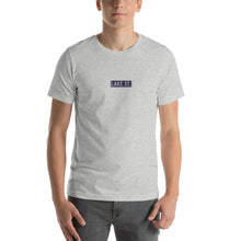 Load image into Gallery viewer, Embroidered Lake St Logo (Navy) Short-Sleeve Unisex T-Shirt (Centered Logo)
