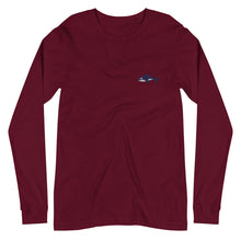 Load image into Gallery viewer, Embroidered Seward Sharks Logo -Unisex Long Sleeve Tee
