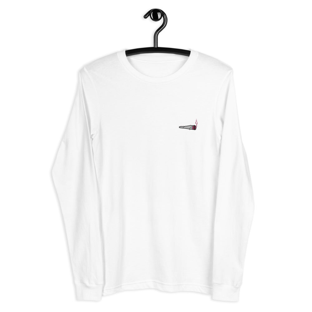Embroidered Doobie Logo - Unisex Long Sleeve Tee