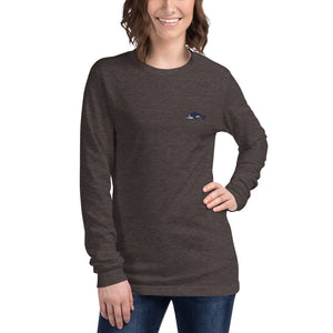 Embroidered Seward Sharks Logo -Unisex Long Sleeve Tee