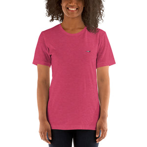 Embroidered Doobie Logo - Short-Sleeve Unisex T-Shirt