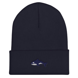 Embroidered Seward Sharks Logo - Cuffed Beanie