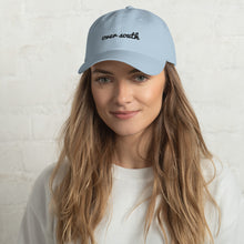 Load image into Gallery viewer, Over South Text Logo (Black Text) - Embroidered Dad Hat
