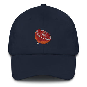 Embroidered Blood Orange - Dad Hat