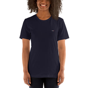 Embroidered Doobie Logo - Short-Sleeve Unisex T-Shirt