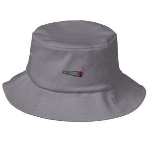 Embroidered Doobie Logo - Old School Bucket Hat