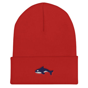 Embroidered Seward Sharks Logo - Cuffed Beanie