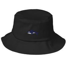 Load image into Gallery viewer, Embroidered Seward Sharks Logo - Old School Bucket Hat
