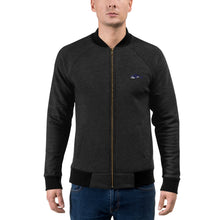 Load image into Gallery viewer, Embroidered Seward Sharks Logo - Bomber Jacket
