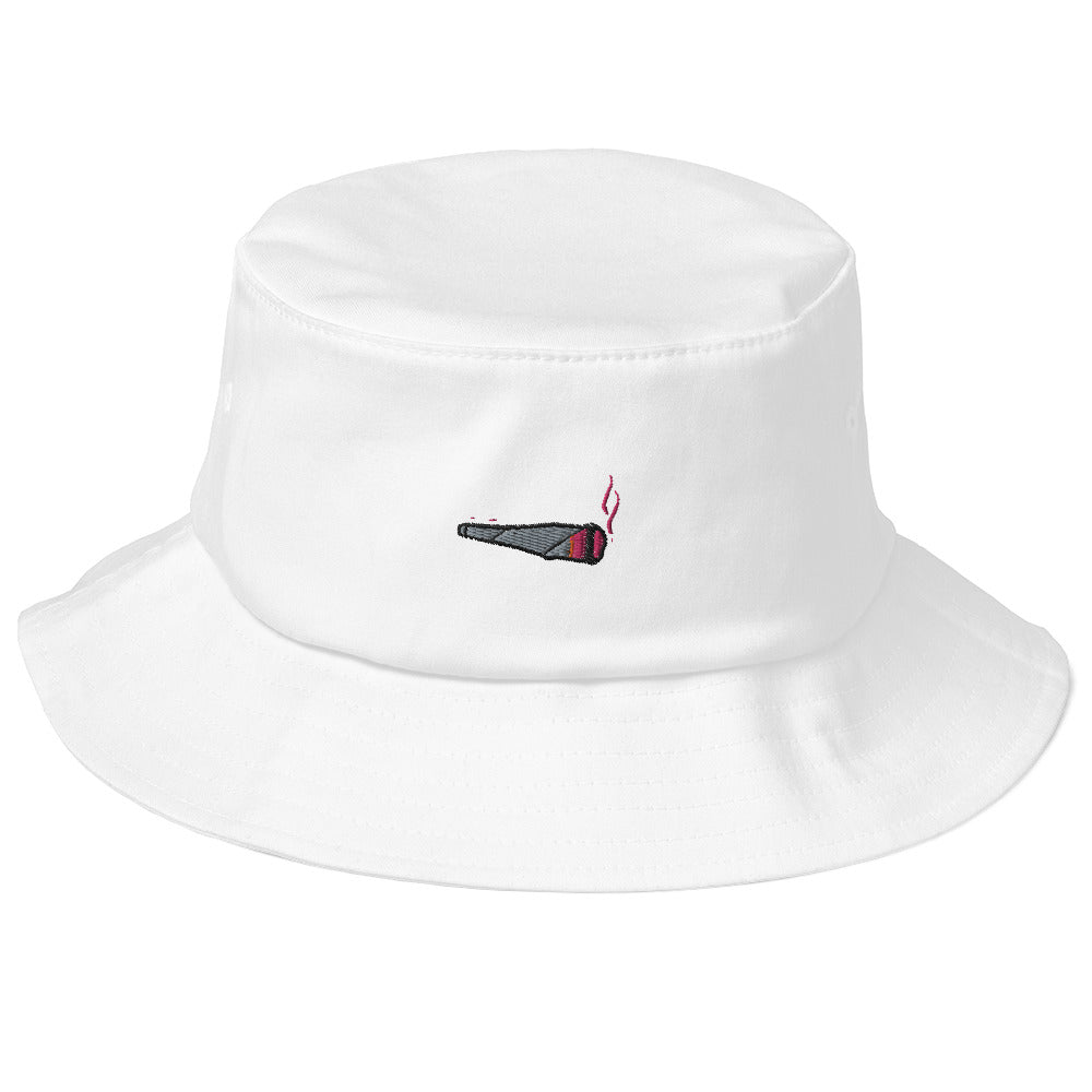 Embroidered Doobie Logo - Old School Bucket Hat