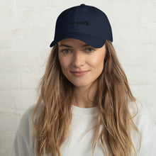 Load image into Gallery viewer, Over South Text Logo (Black Text) - Embroidered Dad Hat
