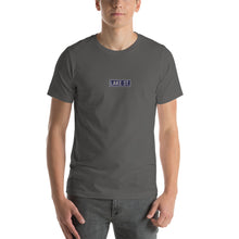 Load image into Gallery viewer, Embroidered Lake St Logo (Navy) Short-Sleeve Unisex T-Shirt (Centered Logo)
