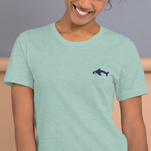 Load image into Gallery viewer, Embroidered Seward &quot;Sharks&quot; - Short-Sleeve Unisex T-Shirt
