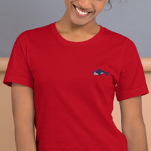 Load image into Gallery viewer, Embroidered Seward &quot;Sharks&quot; - Short-Sleeve Unisex T-Shirt
