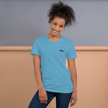 Load image into Gallery viewer, Embroidered Seward &quot;Sharks&quot; - Short-Sleeve Unisex T-Shirt
