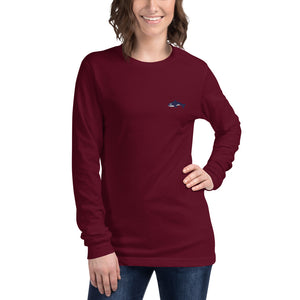 Embroidered Seward Sharks Logo -Unisex Long Sleeve Tee