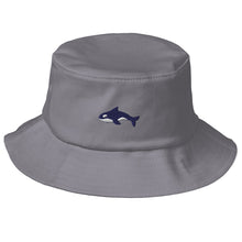 Load image into Gallery viewer, Embroidered Seward Sharks Logo - Old School Bucket Hat
