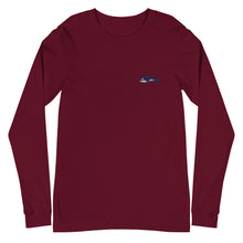 Load image into Gallery viewer, Embroidered Seward Sharks Logo -Unisex Long Sleeve Tee
